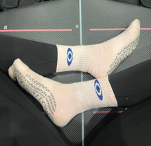 Load image into Gallery viewer, Evil Eye Half Crew Grip Sock
